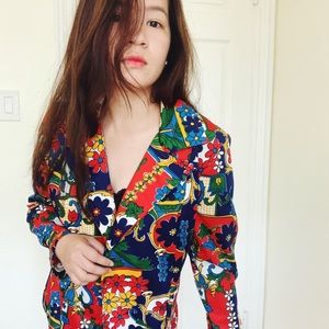 Colorful vintage jacket/blazer